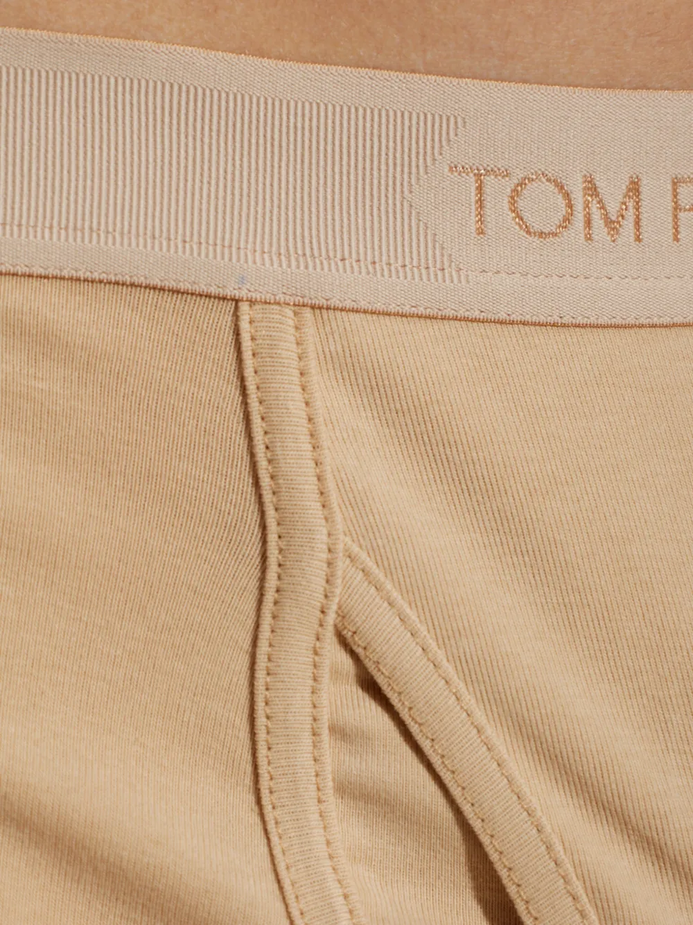 TOM FORD Boxershorts met logoband Beige