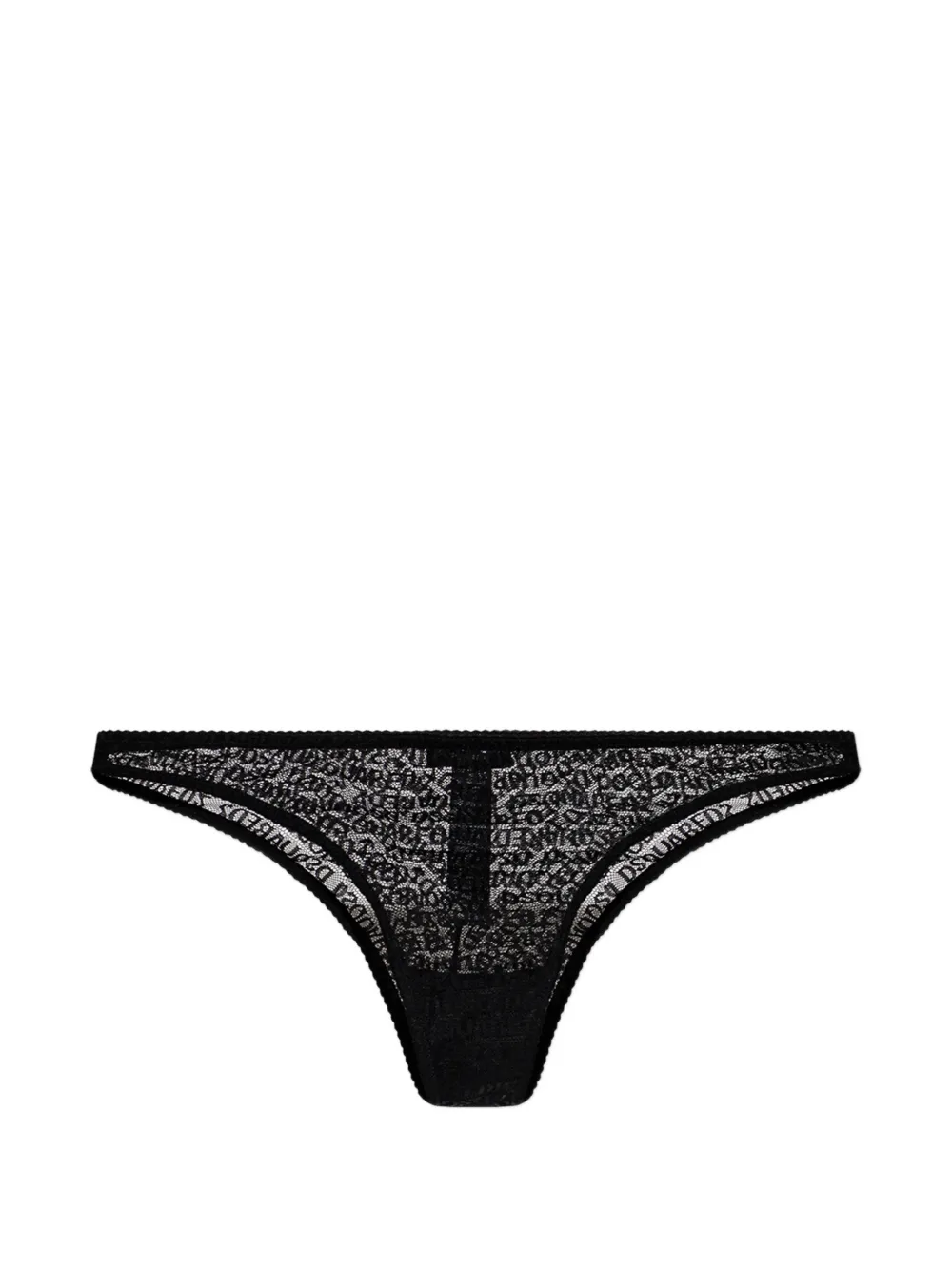 DSQUARED2 brazilian thongs - Nero