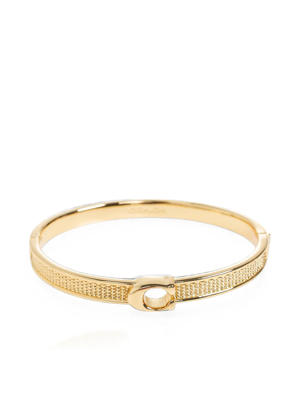 Coach logo-plaque bracelet - Oro