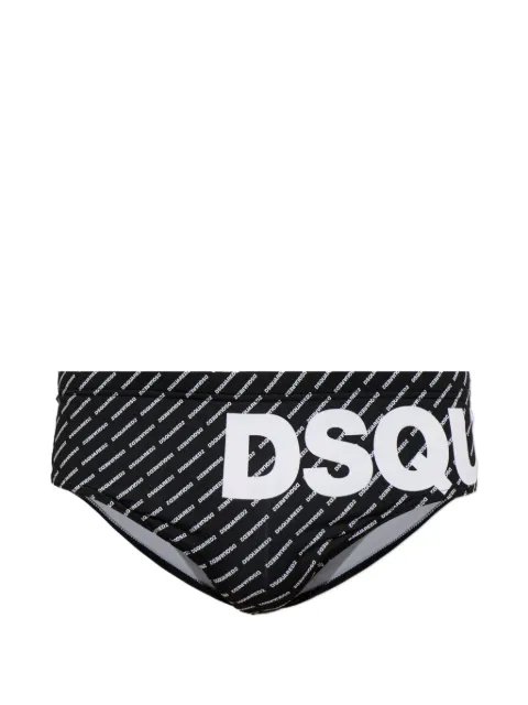 DSQUARED2 logo-print swim trunks