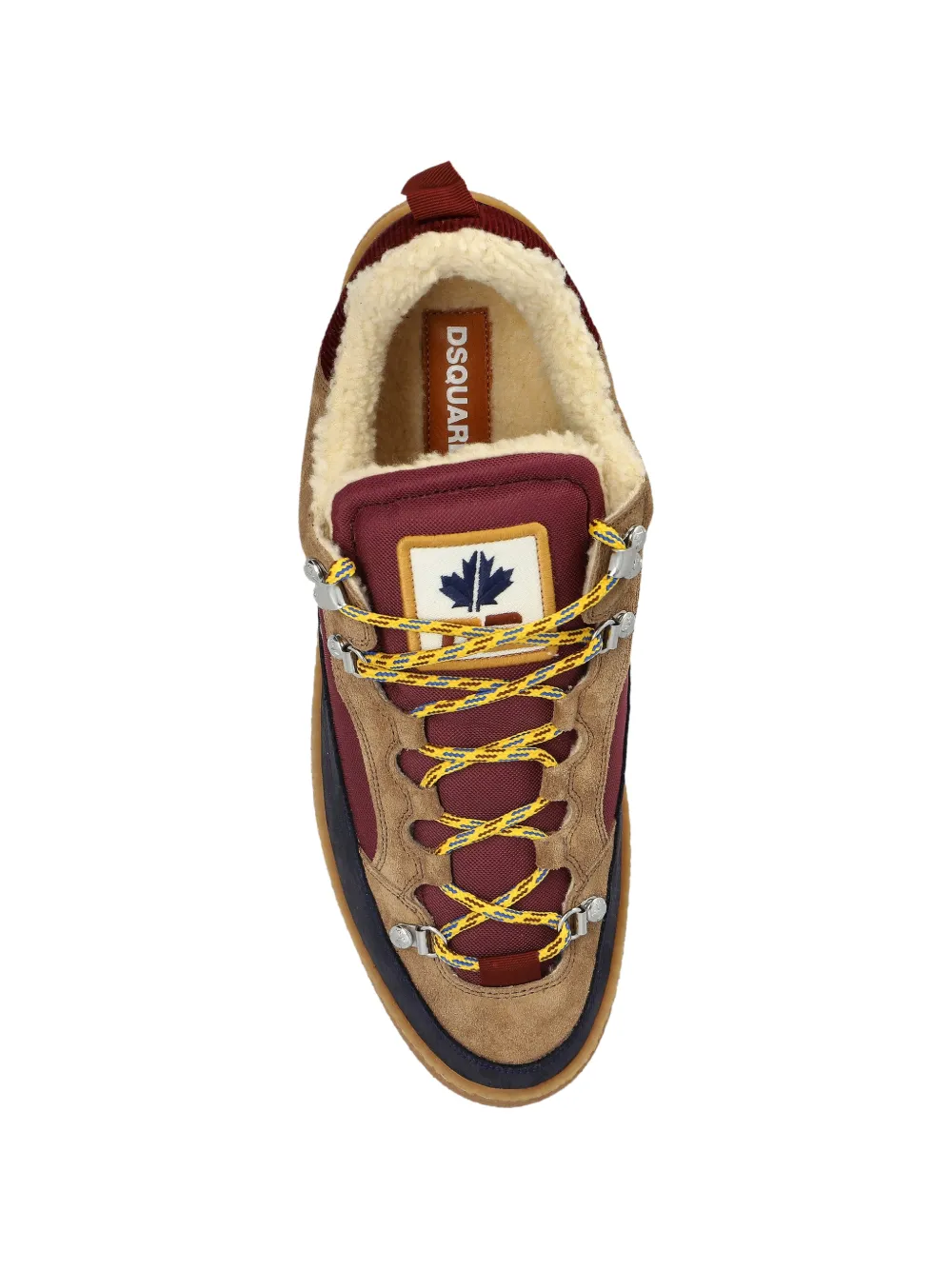 DSQUARED2 Rapper s Delight panelled sneakers Beige