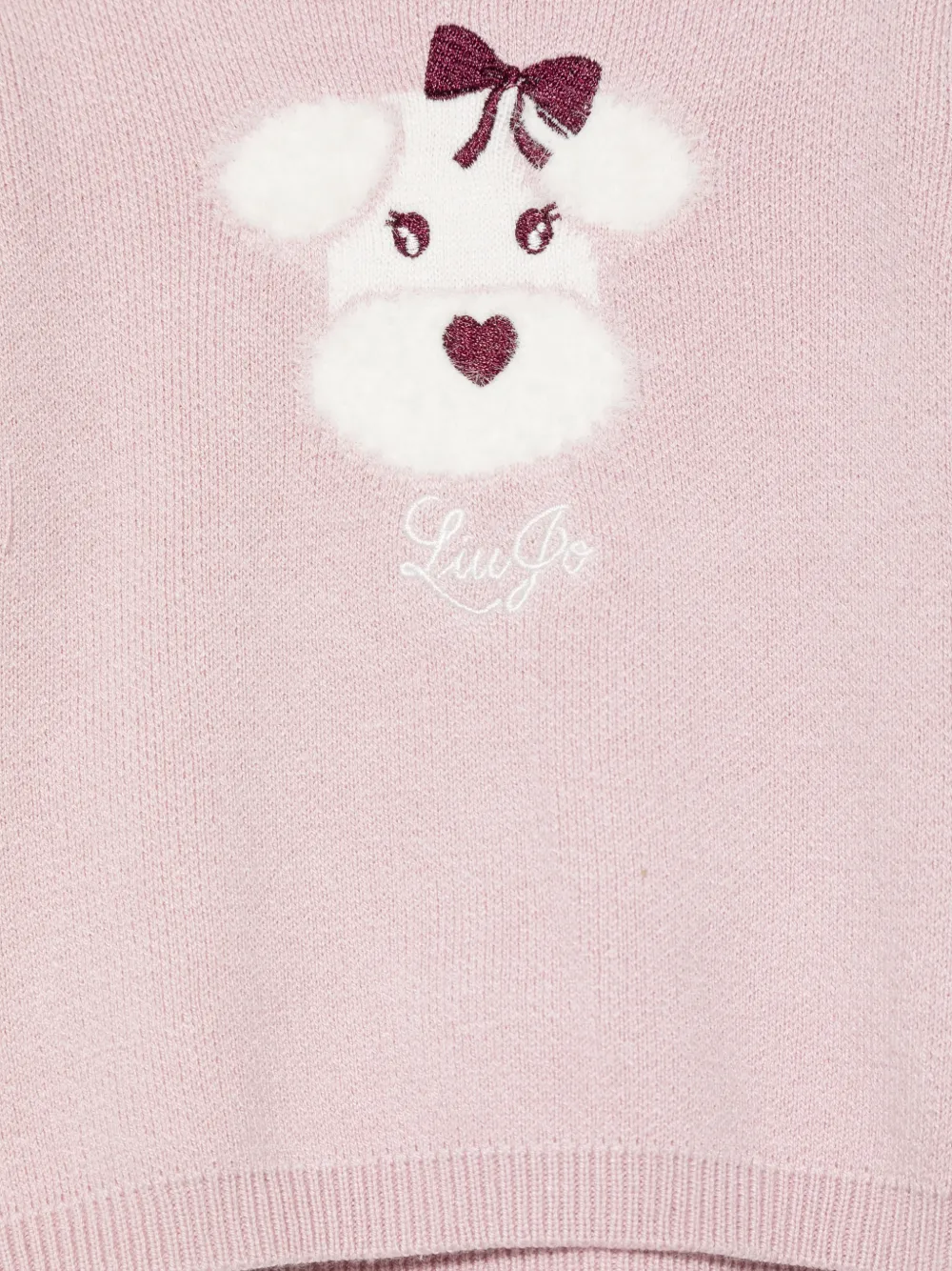 Liu Jo Kids Sweater met hondenpatroon Roze