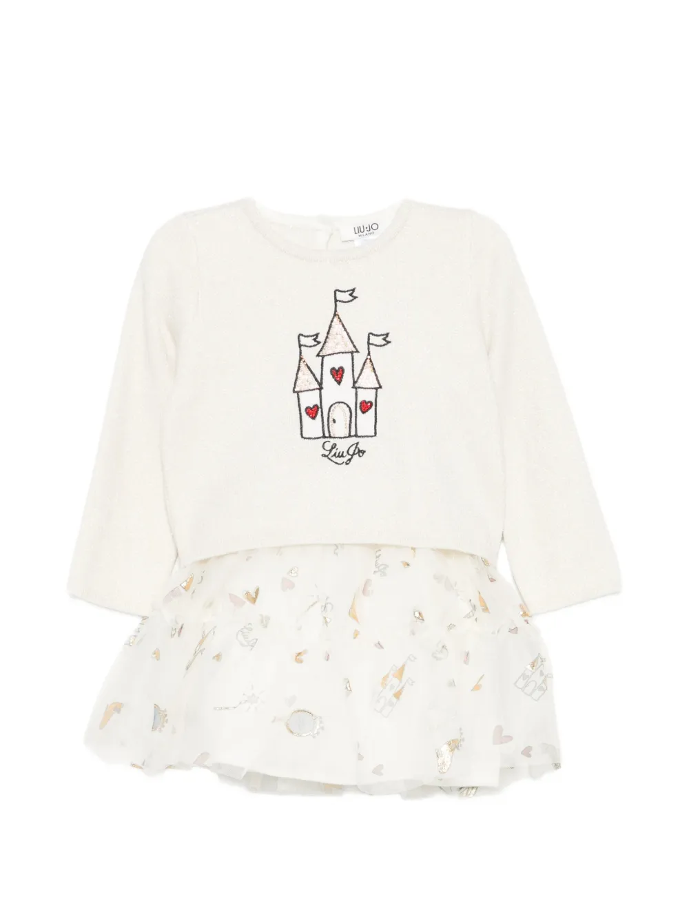 Liu Jo Kids Abito con stampa - Toni neutri