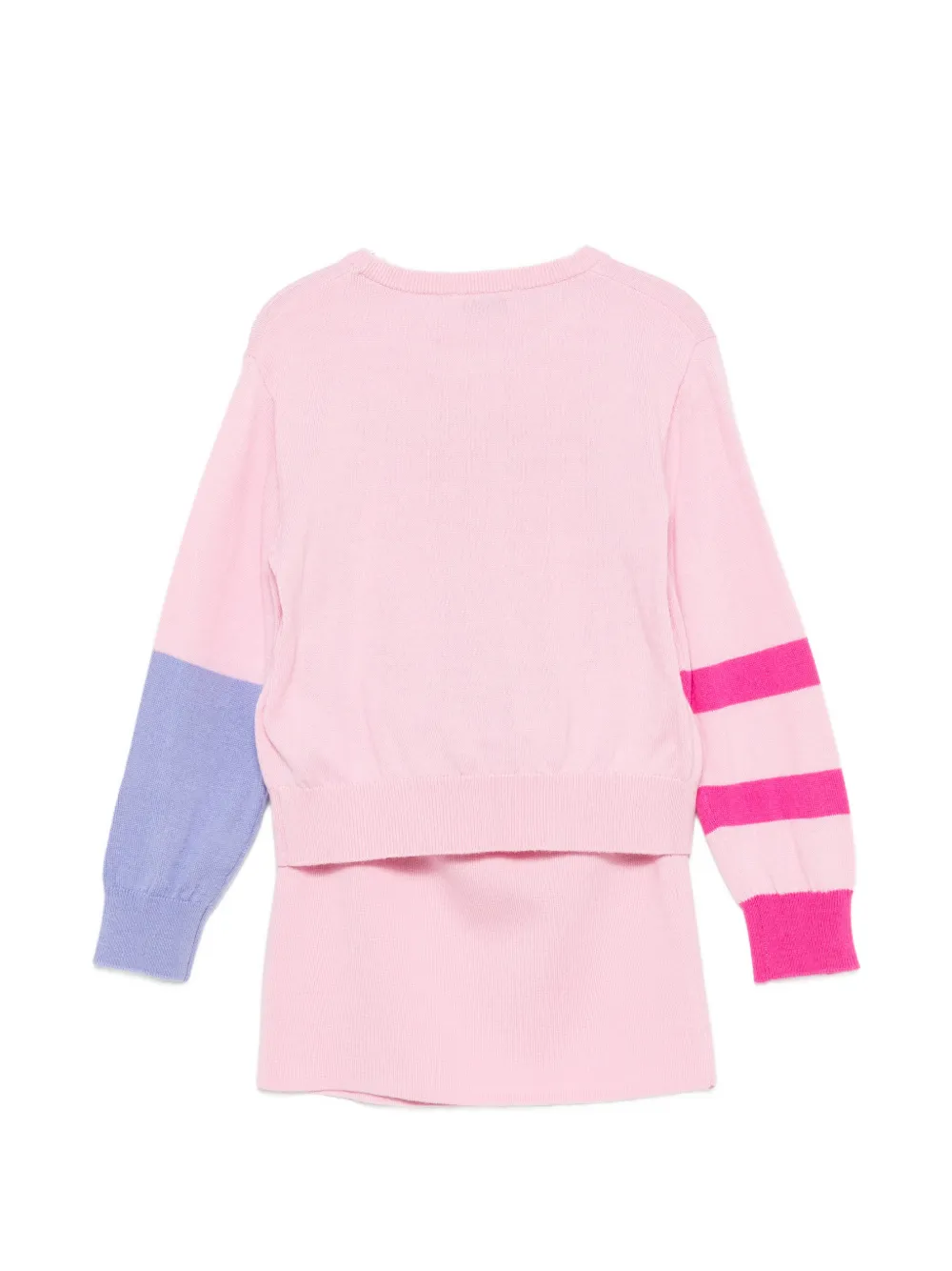 Liu Jo Kids Trui met geborduurde tekst en gelaagd-effect Roze