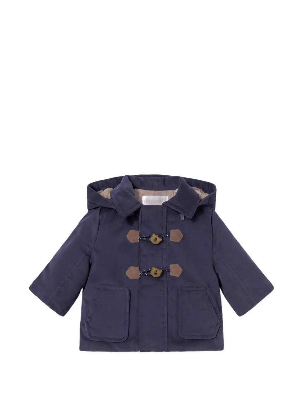 Mayoral toggle-fastening hooded jacket - Blu