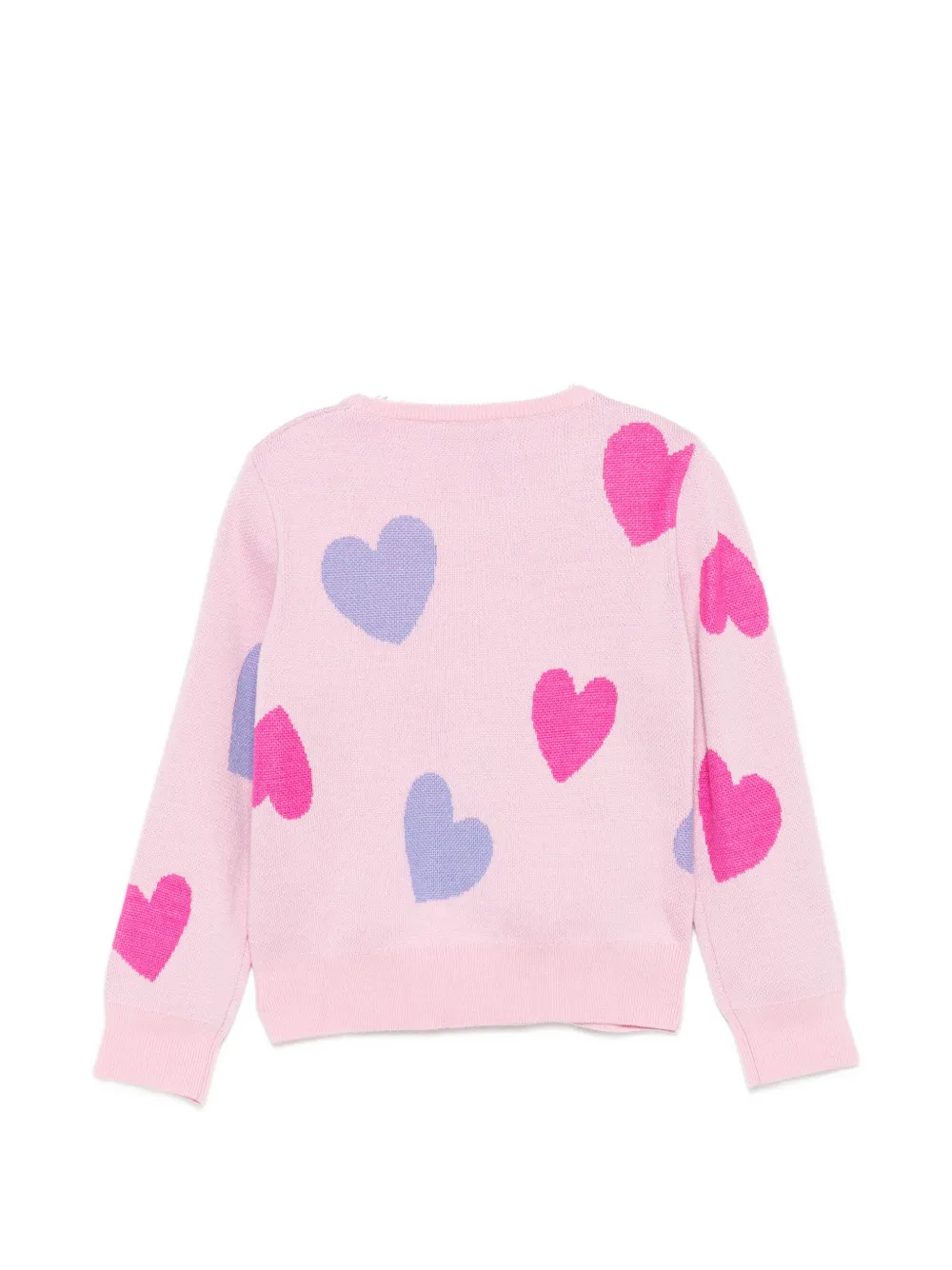 Liu Jo Kids Trui en rok met geborduurd logo en hart-intarsia Roze