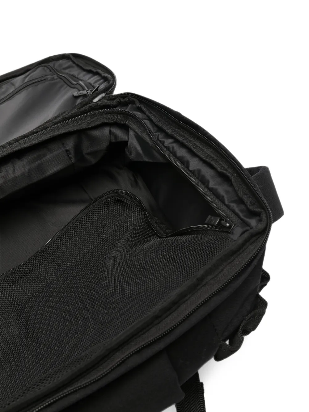 K-Way Salomette buckled-strap logo-print backpack Zwart