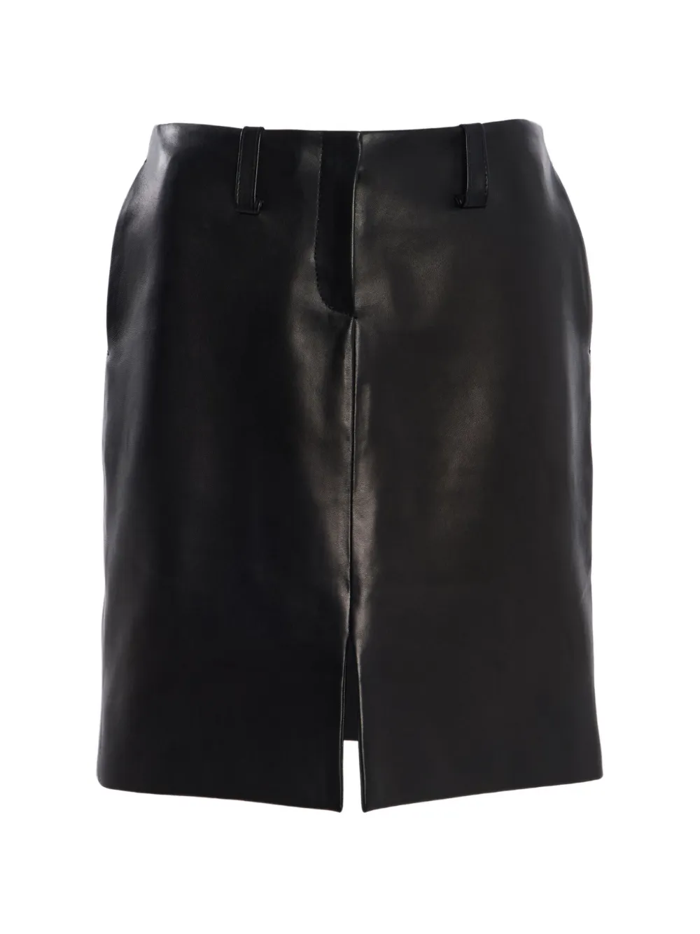 Brandon Maxwell Lex leather pencil skirt