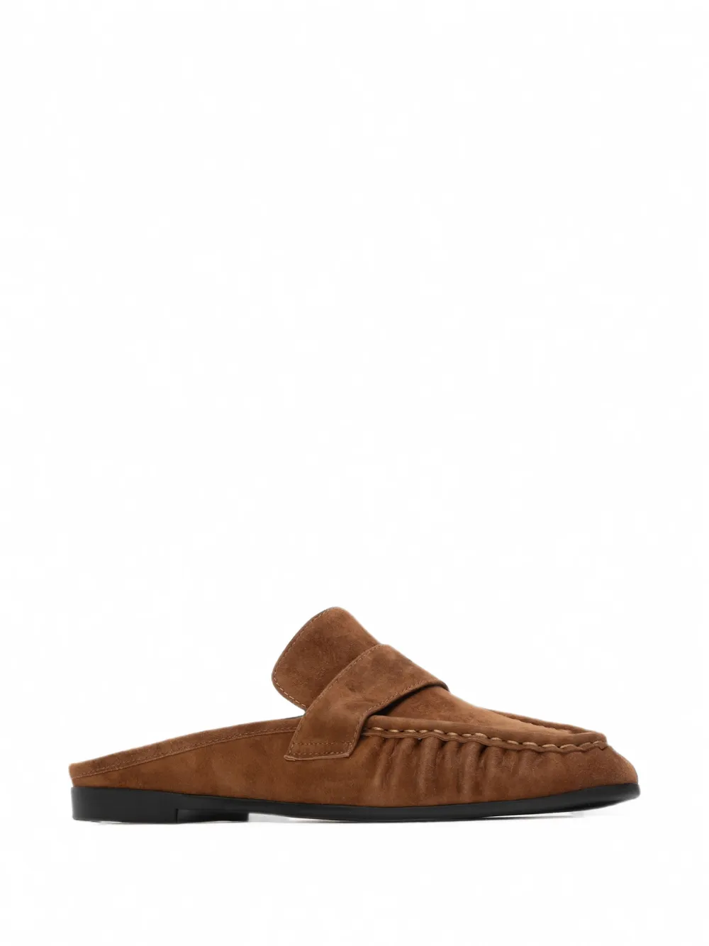 BLACK SUEDE STUDIO Gabby suede flat mules Bruin
