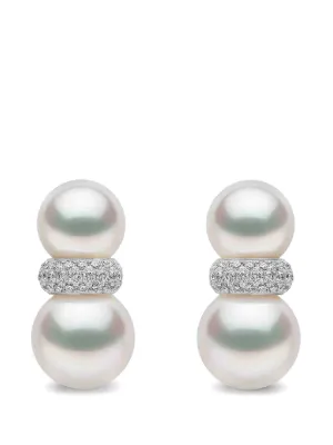 TASAKI バランス ステップ ネオ ダイヤモンド パヴェ ピアス