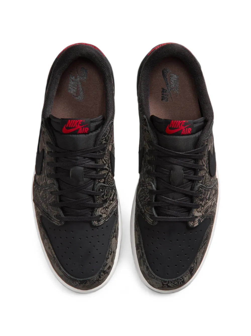 Nike Kids Air Jordan 1 Low OG Laser sneakers Zwart