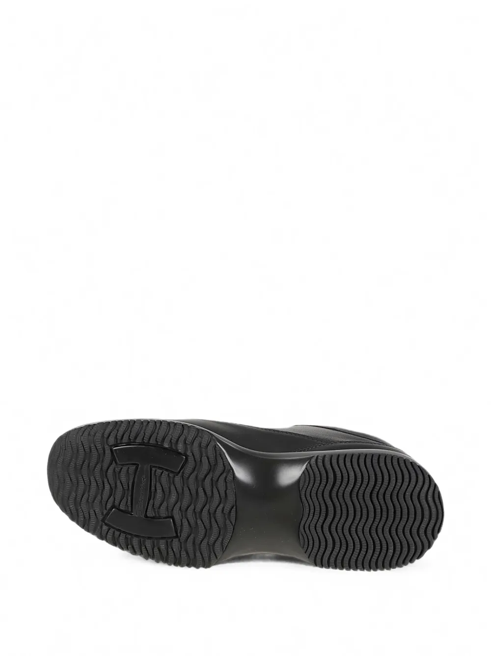 Hogan crystal-embellished leather sneakers Zwart