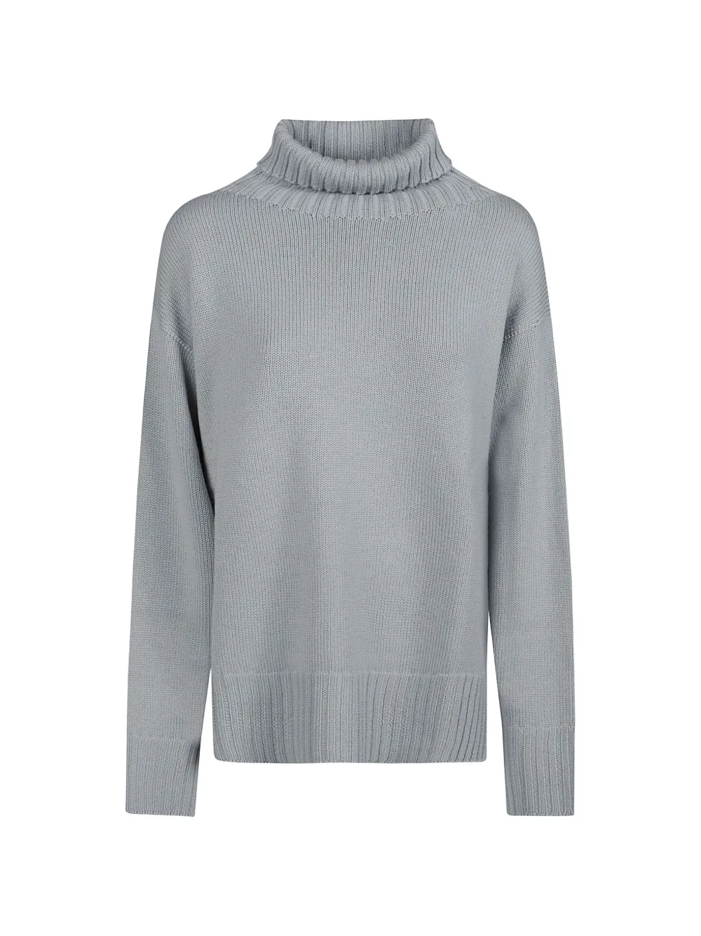 Drumohr ribbed-knit roll-neck sweater - Grigio