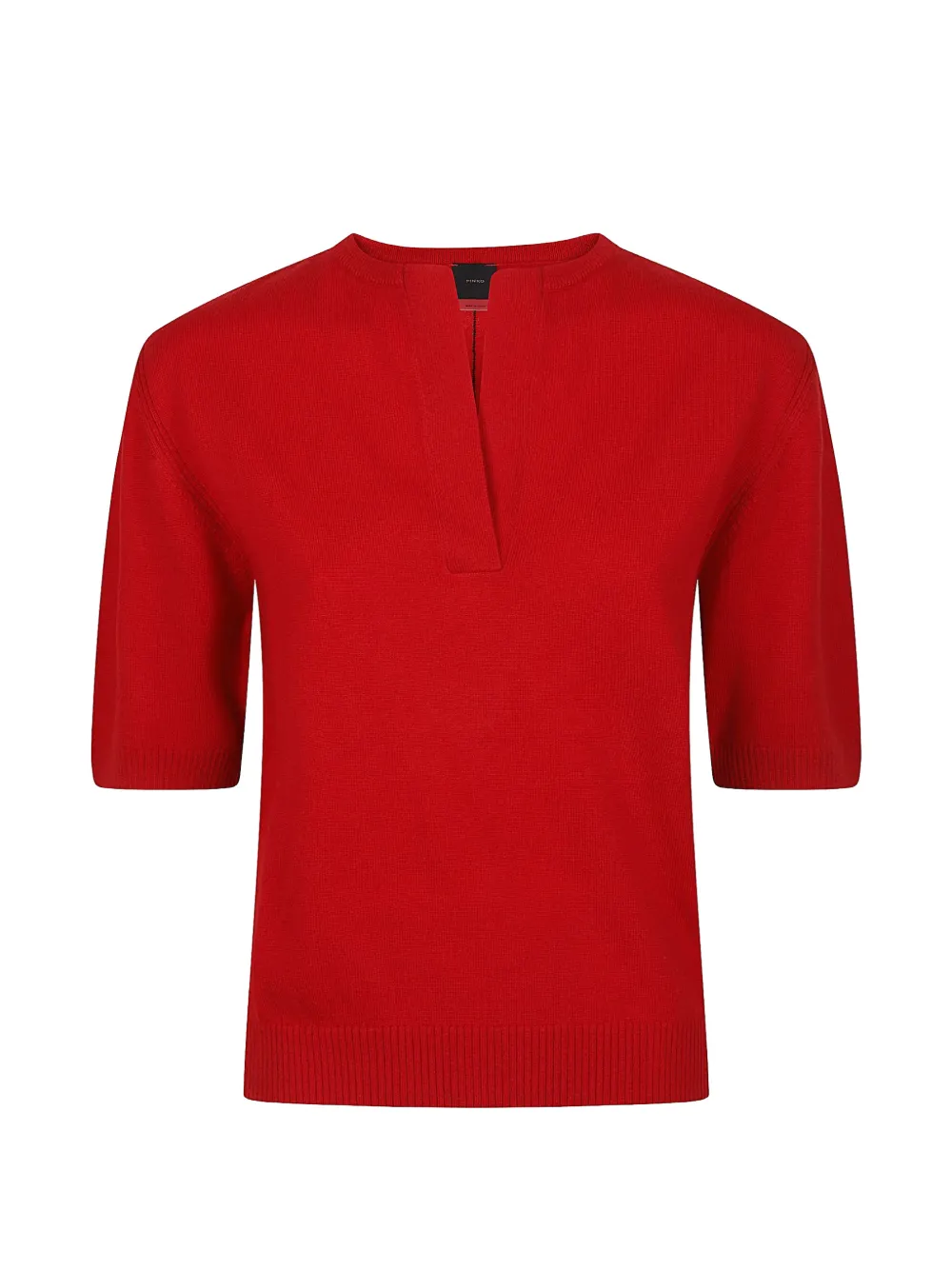 PINKO Maglione in lana e cashmere con scollo a V - Rosso