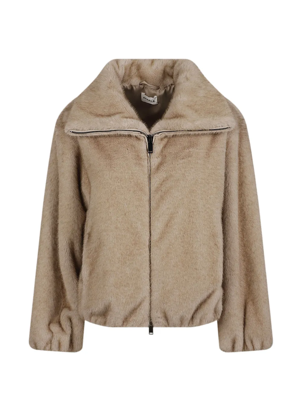 P.A.R.O.S.H. Faux-fur bomber jacket - Nude