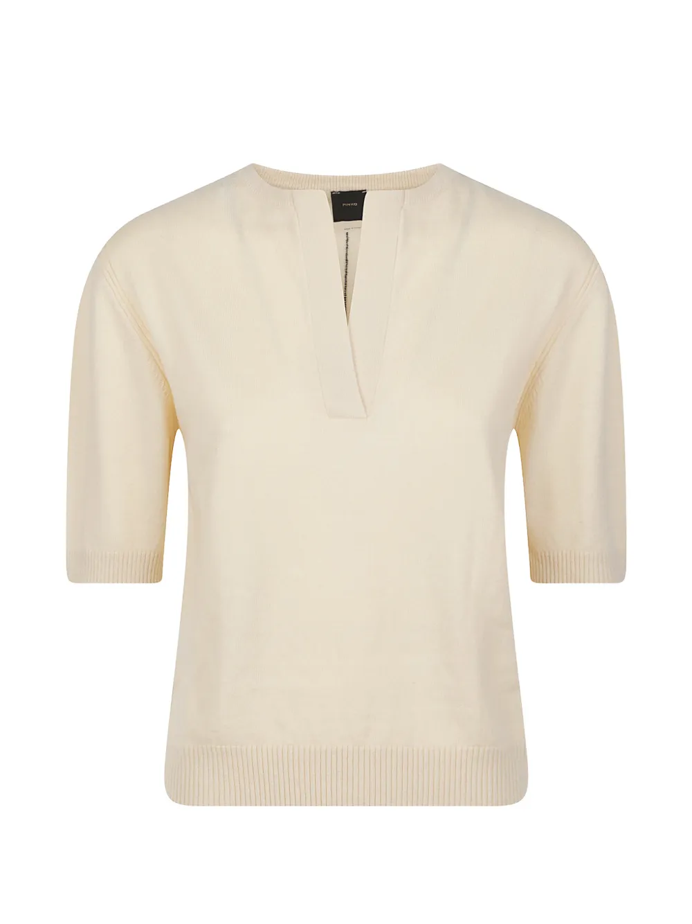 PINKO V-neck sweater in wool and cashmere - Toni neutri