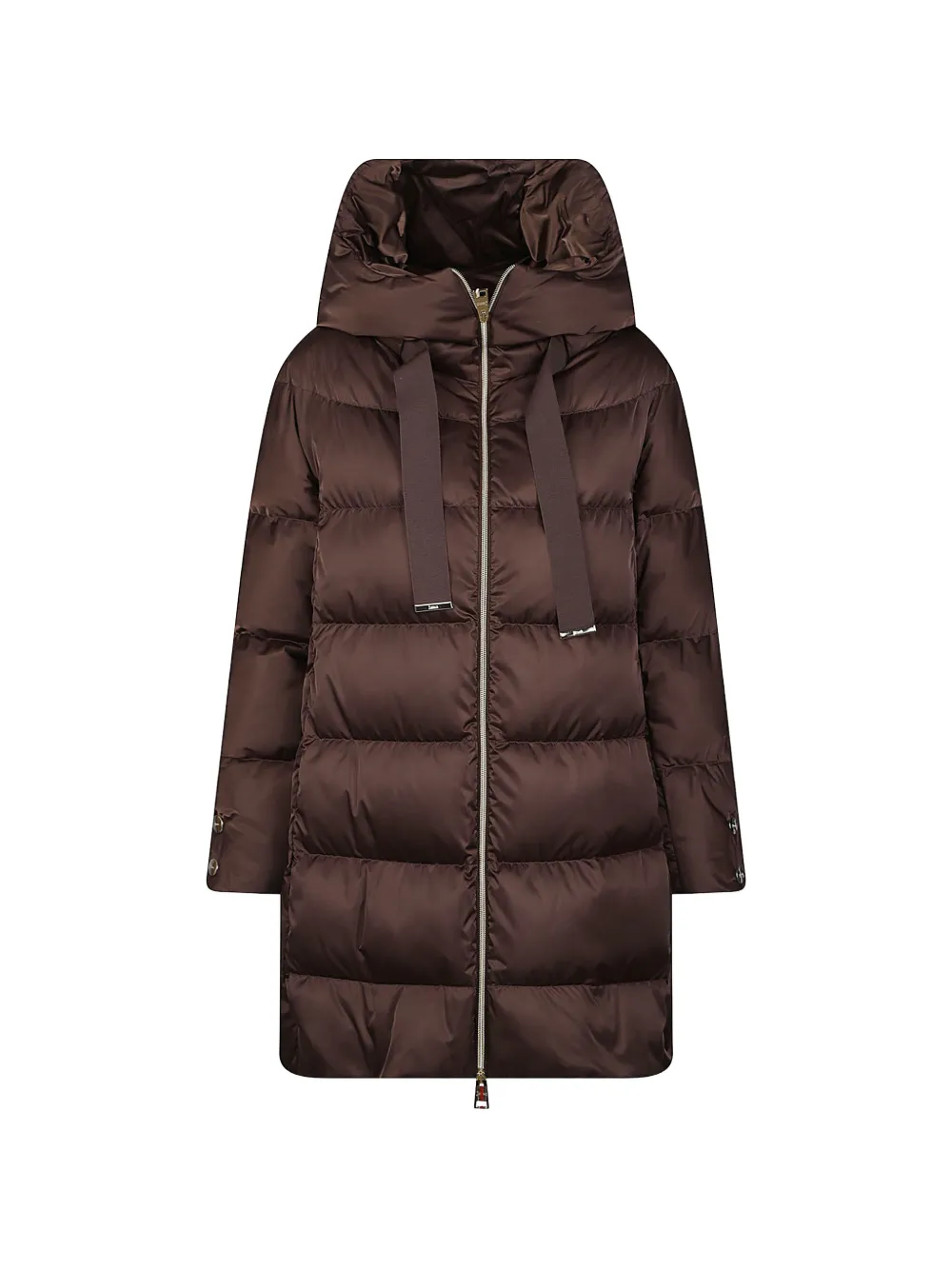 Herno quilted hooded jacket - Braun