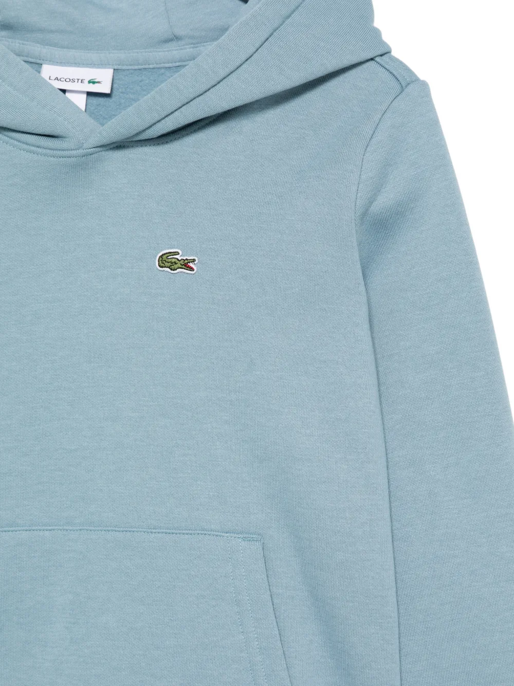 Lacoste Kids Hoodie met logopatch Blauw