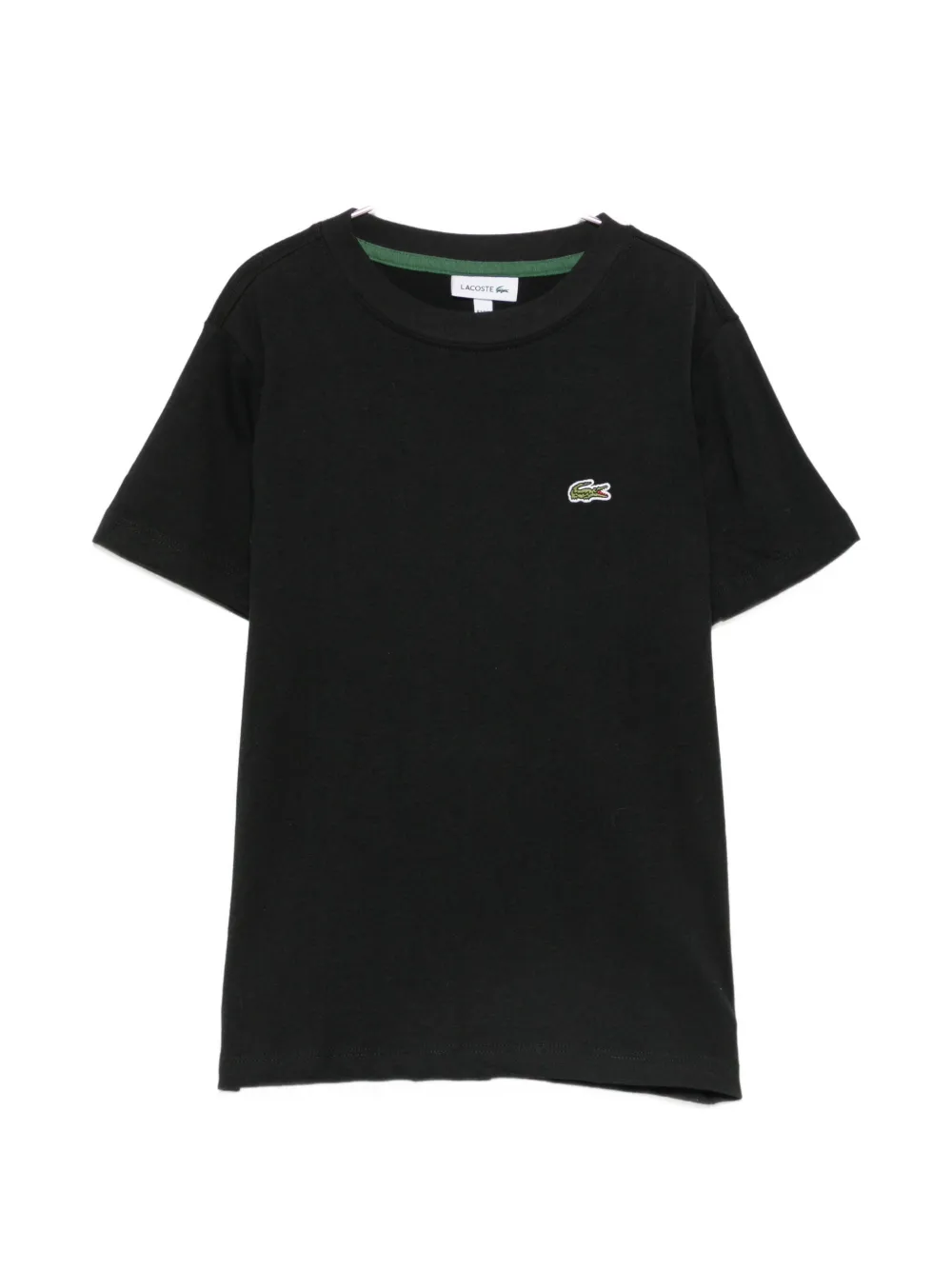 Lacoste Kids logo-patch T-shirt - Nero