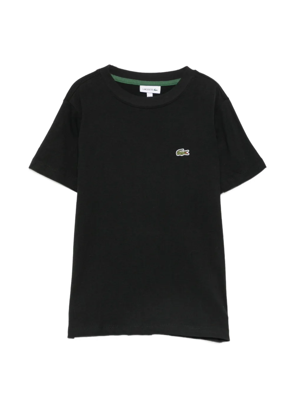 Lacoste Kids logo-patch T-shirt - Nero