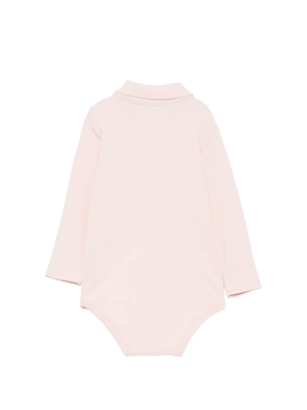 Lacoste Kids Piqué romper met logopatch Roze