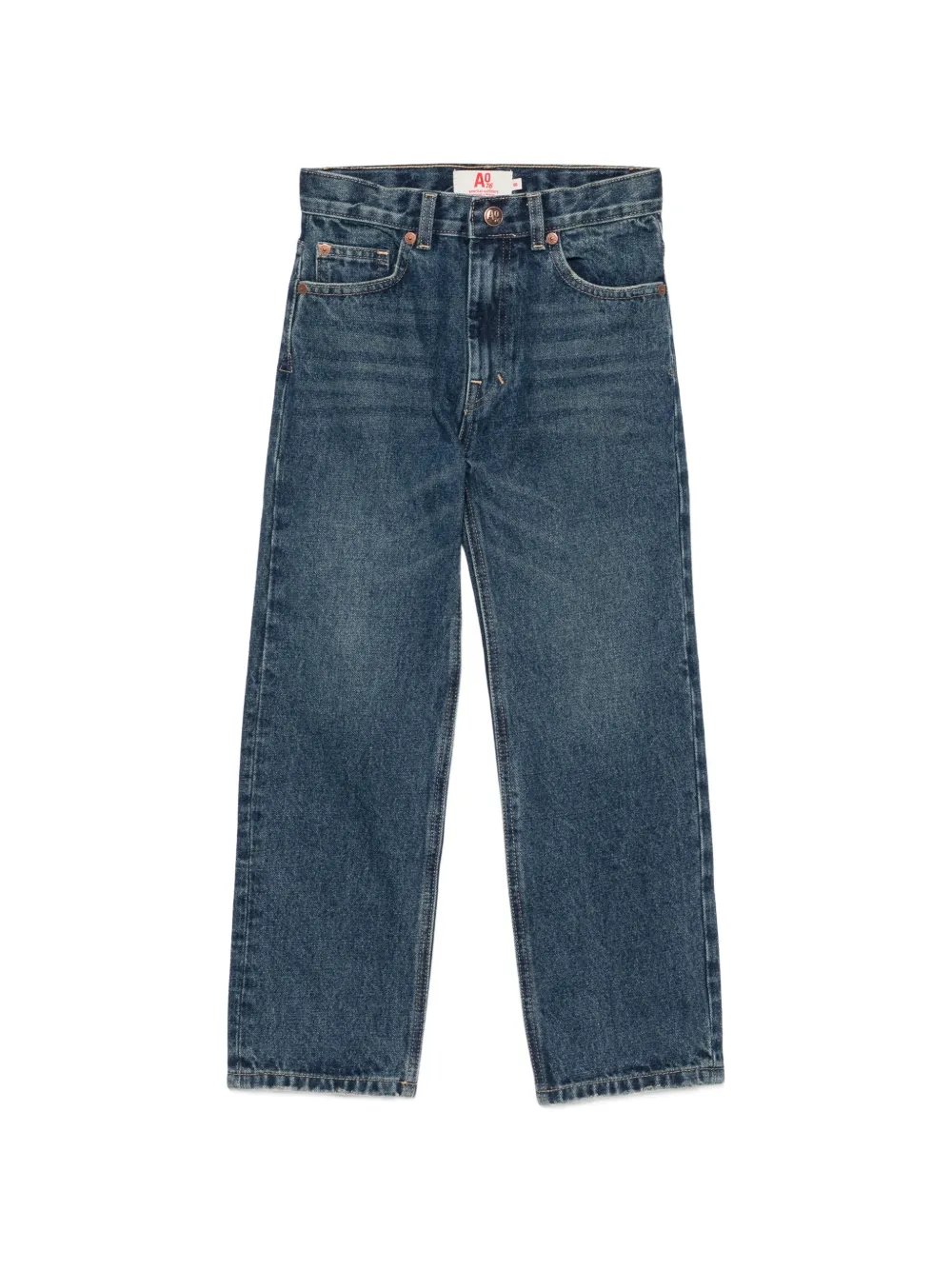 American Outfitters Kids Jeans Rey dritti con effetto schiarito - Blu