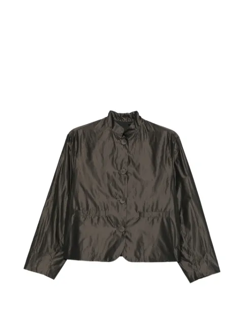 Rosso 35 chamarra con cuello alto y botones
