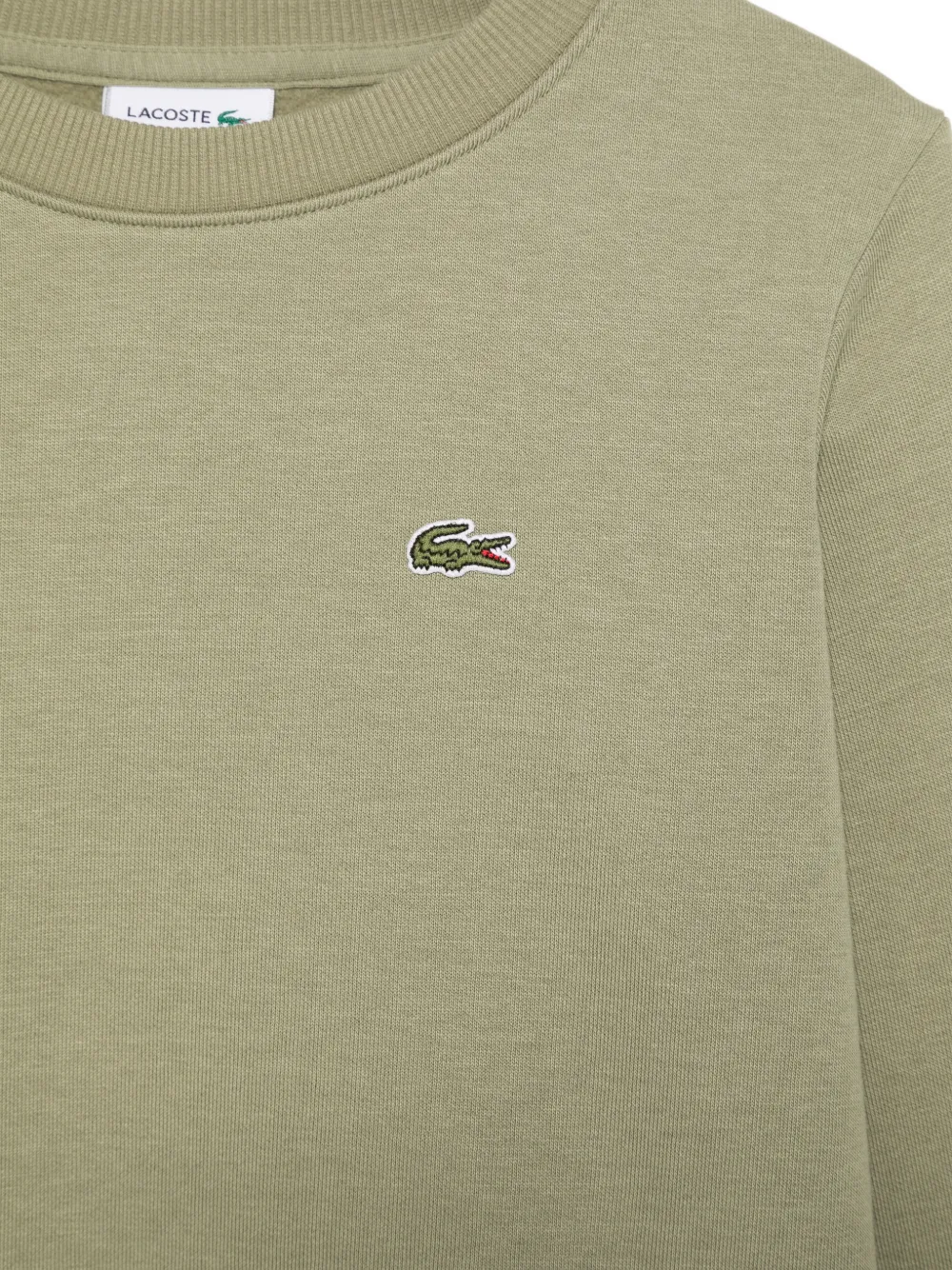 Lacoste Kids Sweater met logopatch Groen