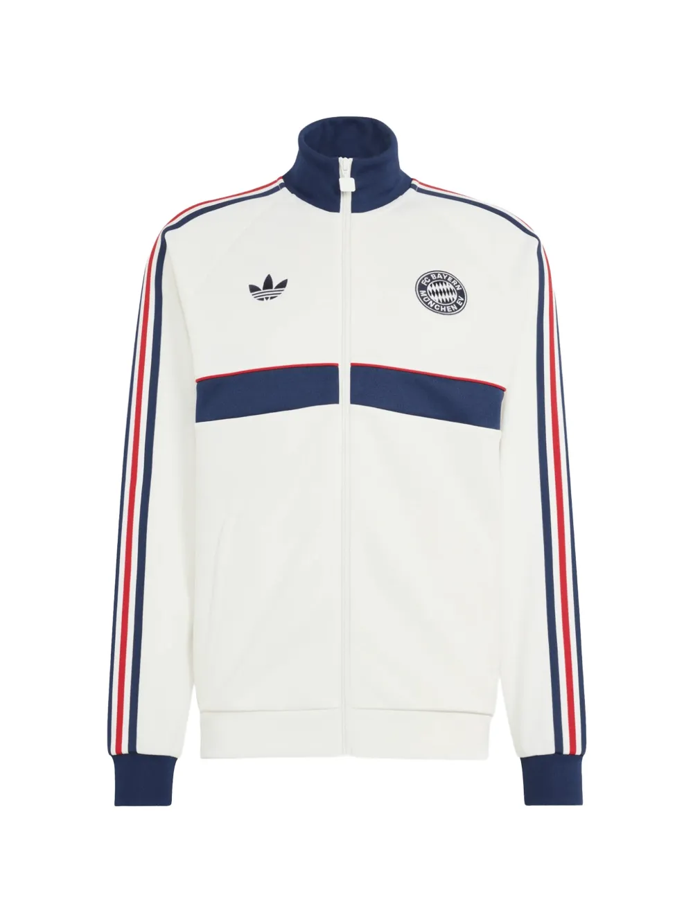 adidas FC Bayern München zip-up bomber jacket Beige