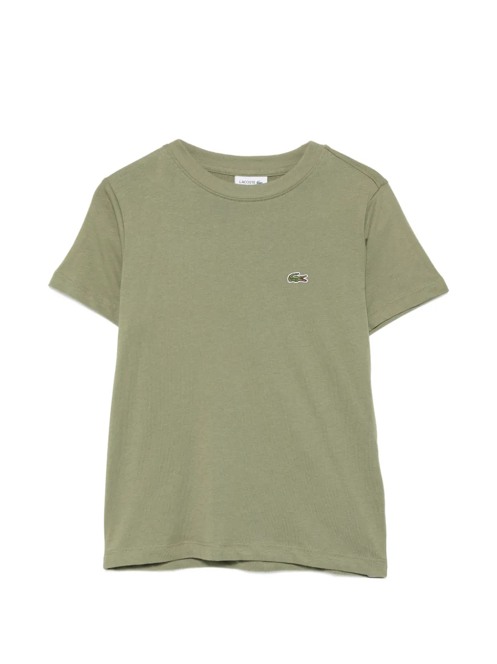 Lacoste Kids T-shirt met logopatch Groen