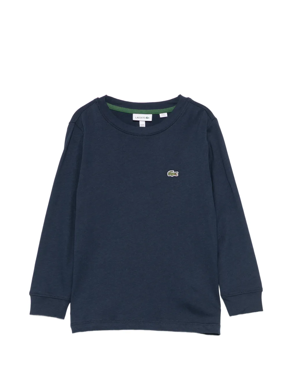 Lacoste Kids T-shirt con applicazione logo - Blu