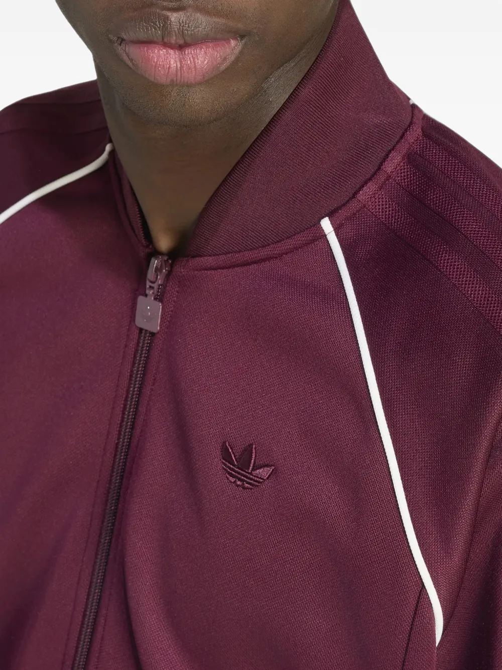 adidas SST Premium zip-up sweatshirt Rood
