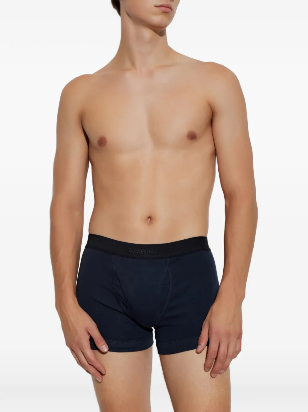 TOM FORD Boxershorts met logoband Blauw