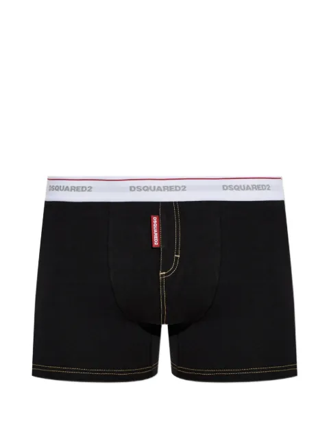 DSQUARED2 logo-waistband contrast-stitch boxers