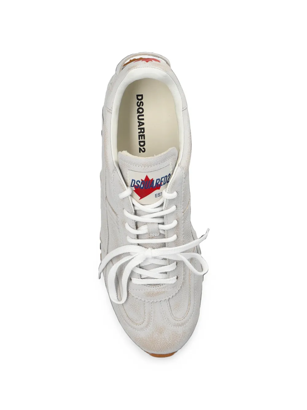 DSQUARED2 DC-642 leather sneakers Grijs
