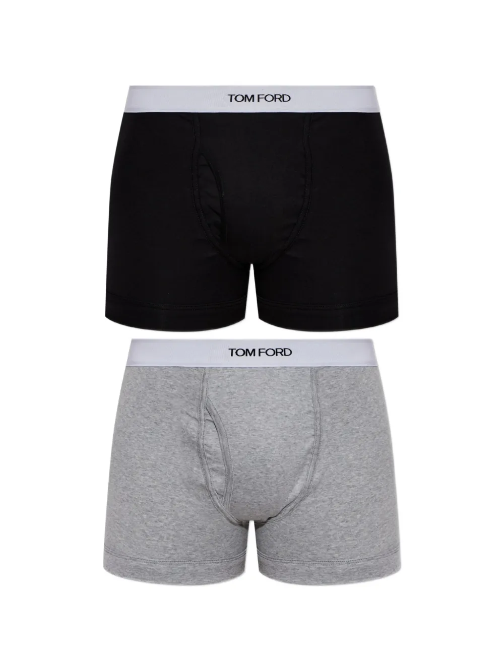 TOM FORD logo-waistband boxers (set of two) - Grigio