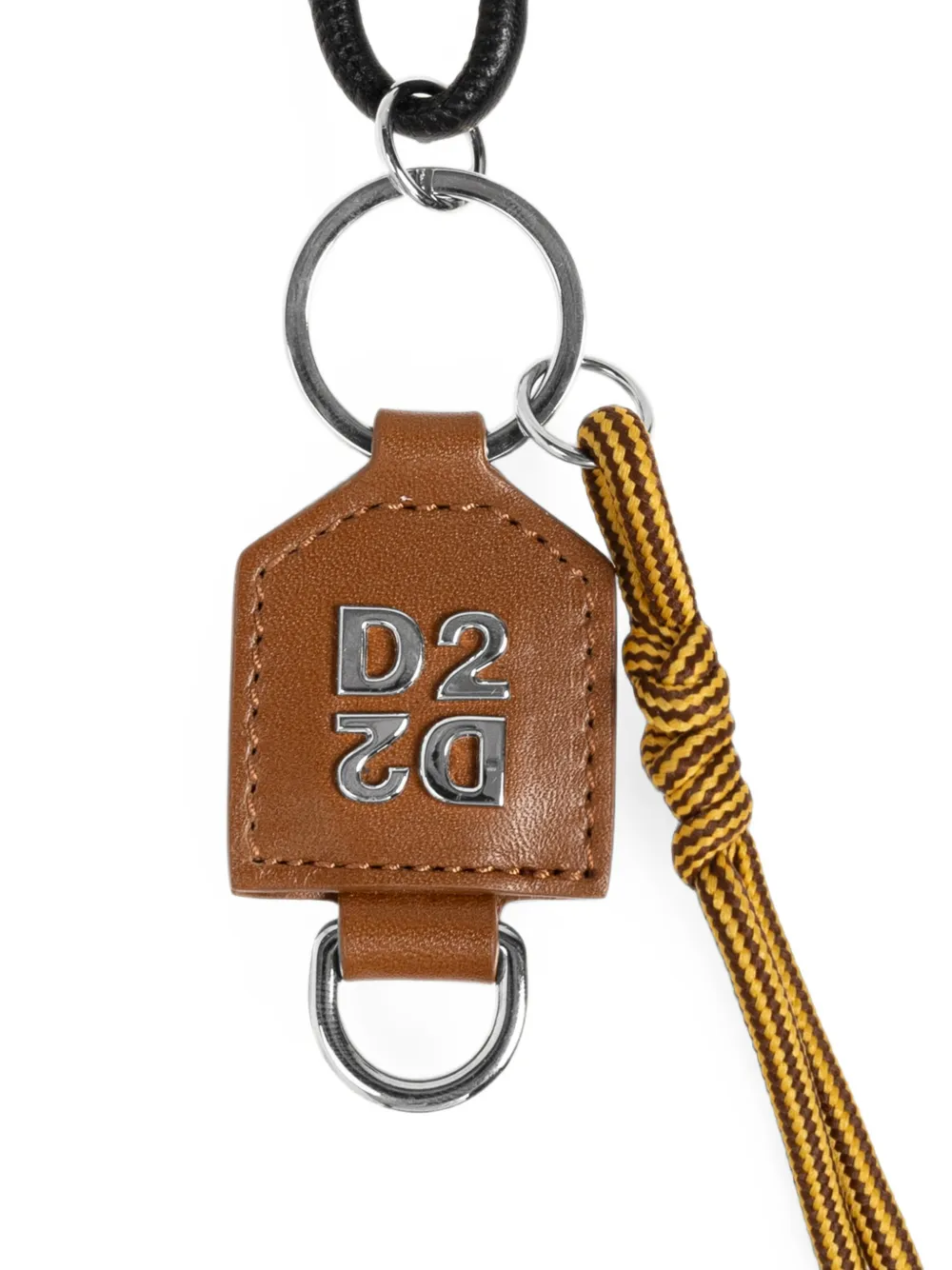 DSQUARED2 Sleutelhanger met logo Beige