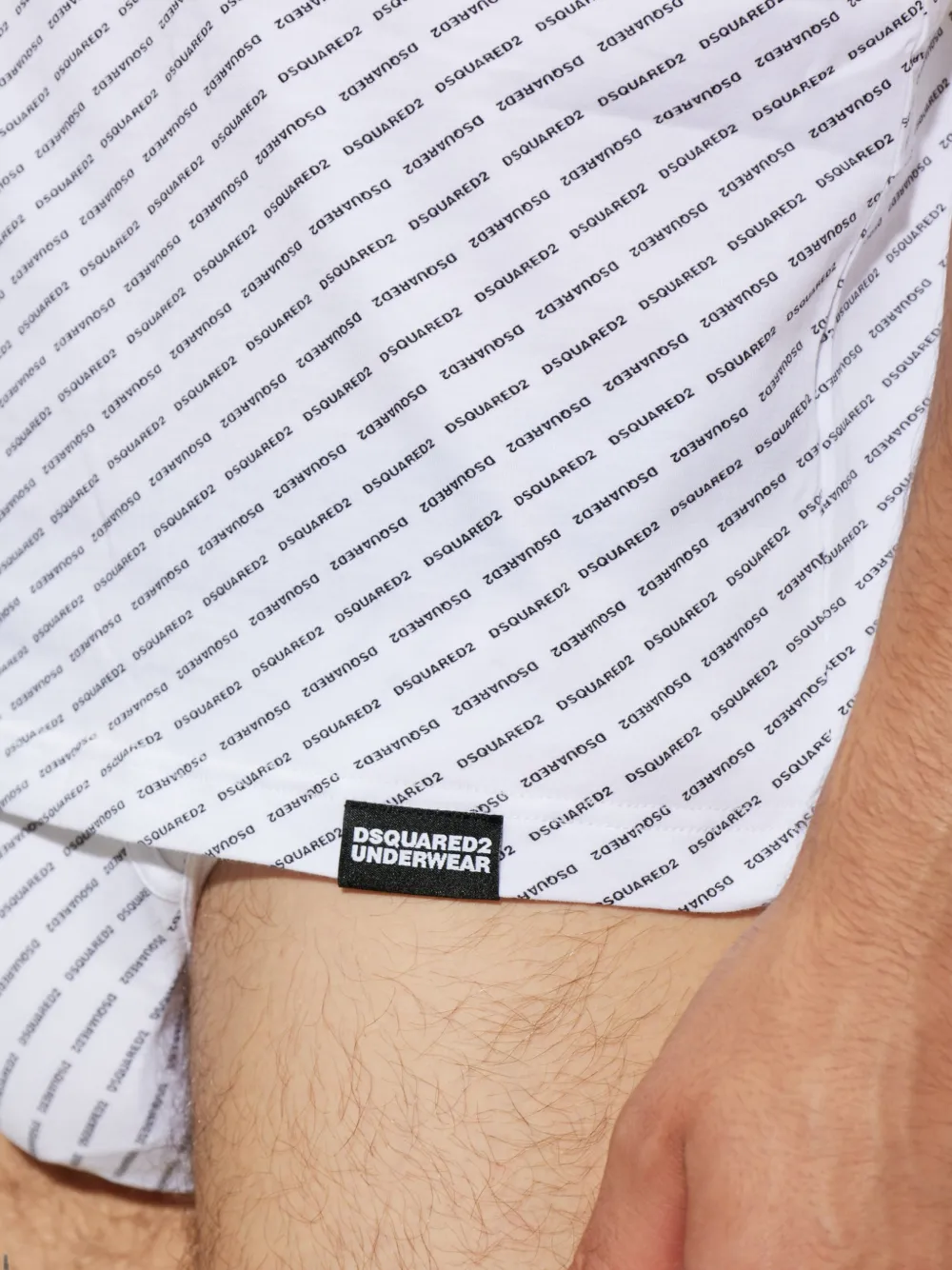DSQUARED2 T-shirt met logoprint Wit