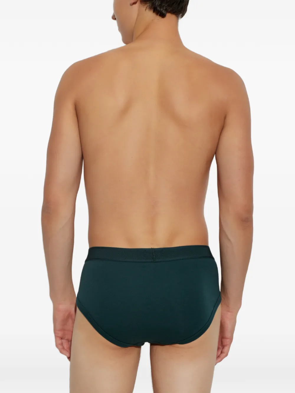 TOM FORD logo-waistband briefs Groen