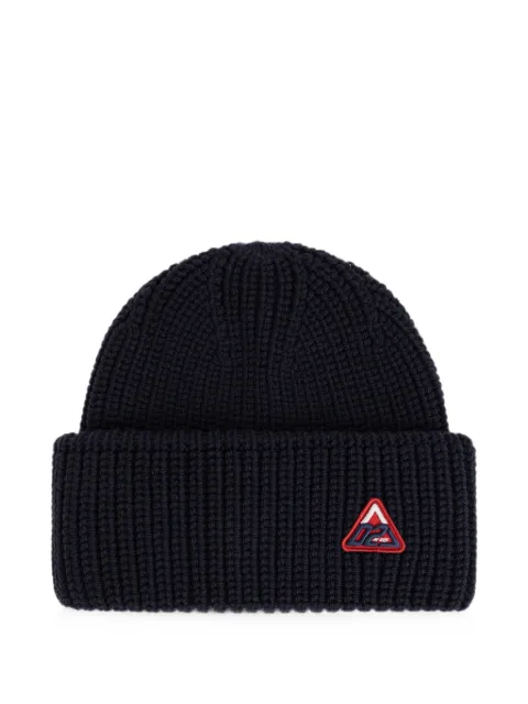DSQUARED2 gorro de canalé con parche del logo