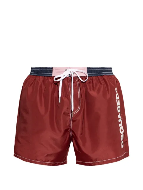 DSQUARED2 logo-print swim shorts