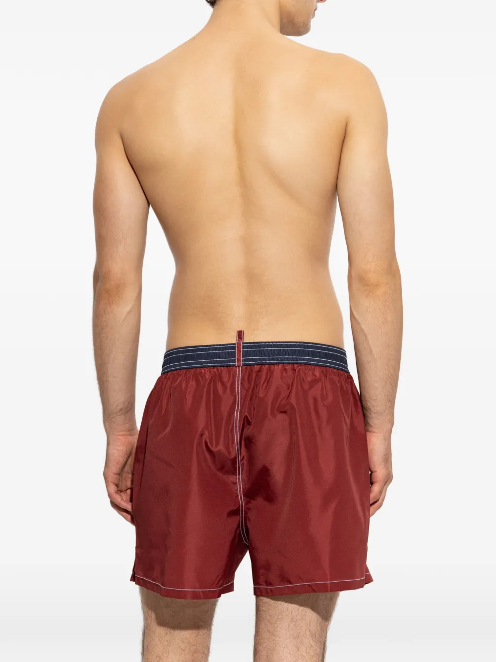 DSQUARED2 Zwembroek met logoprint Rood