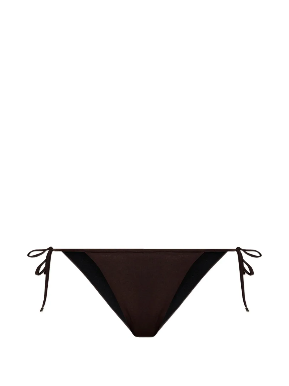 DSQUARED2 Slip bikini con nodo laterale - Marrone