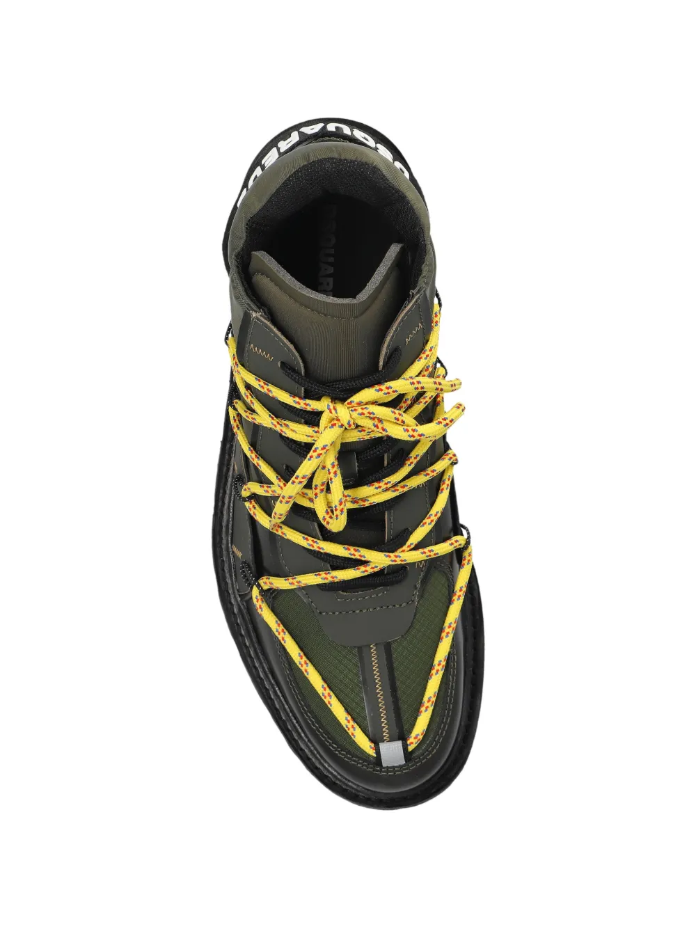 DSQUARED2 Skiers platte enkellaarzen Groen