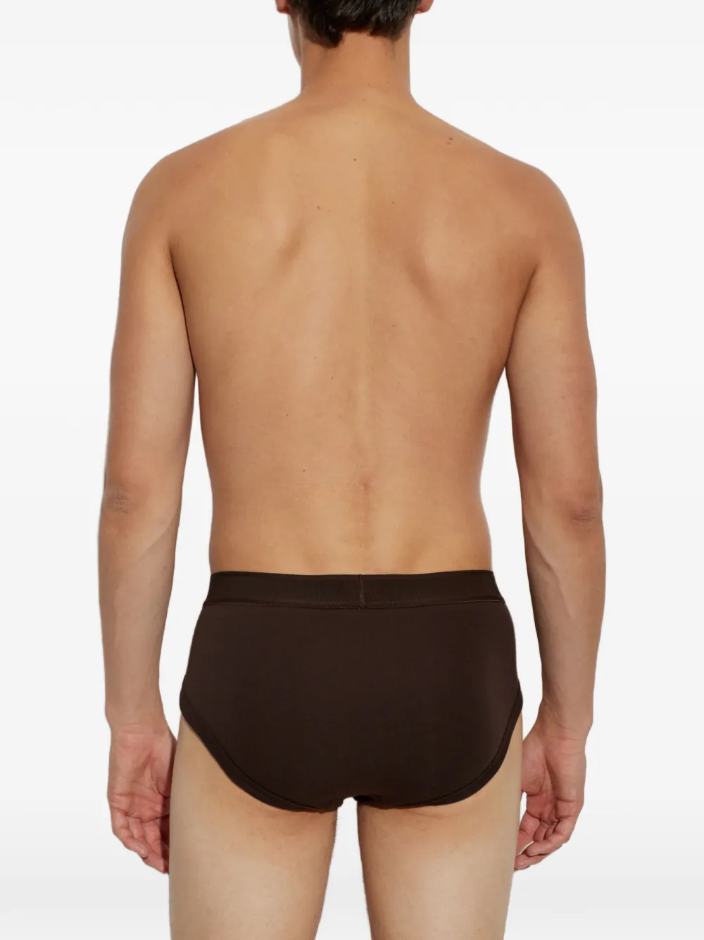 TOM FORD Slip met logoband Bruin