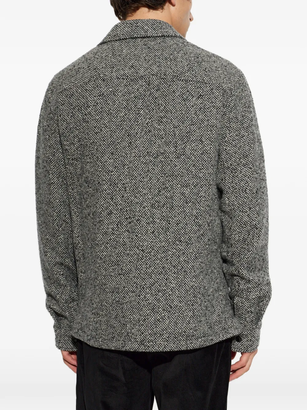 Moncler Button-up shirtjack met zakdetail Grijs
