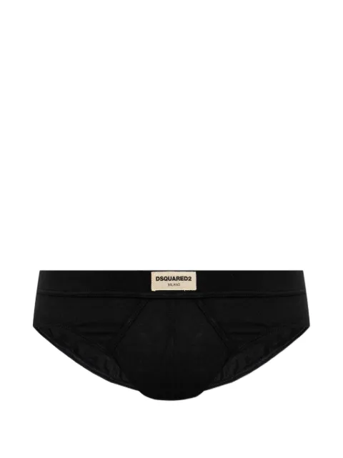 DSQUARED2 logo-patch briefs