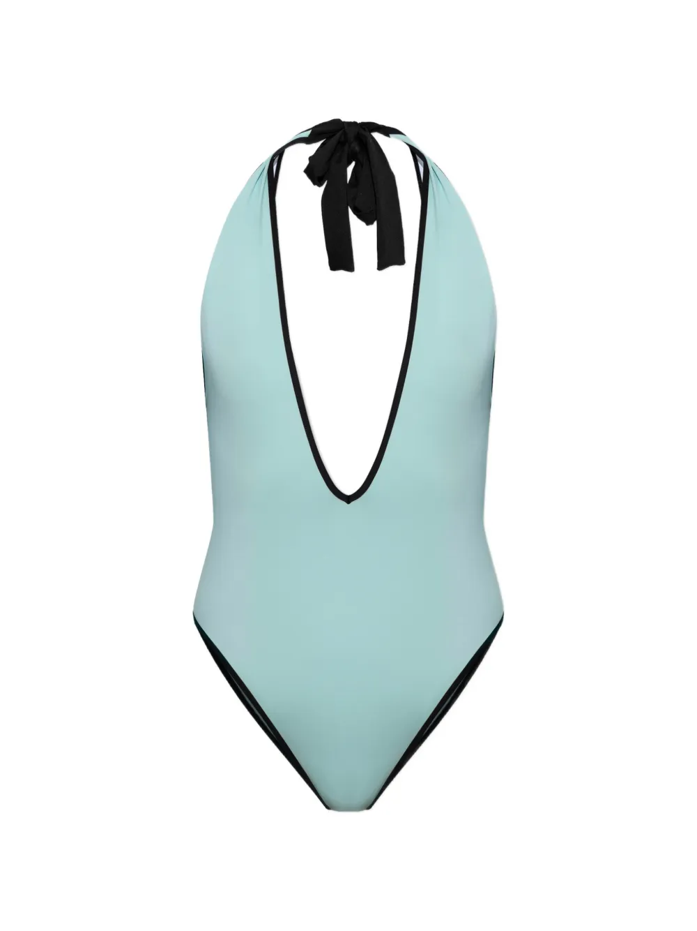 Balmain lycra monogram swimsuit - Blu