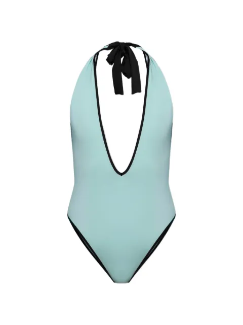 Balmain lycra monogram swimsuit