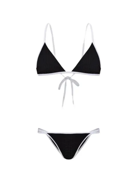 Balmain monogram lycra swimsuit